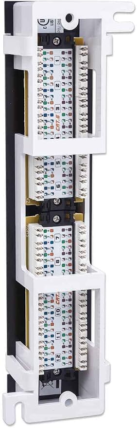 Intellinet 12 Port Cat6 Network Patch Panel Wall-Mount - Image 4