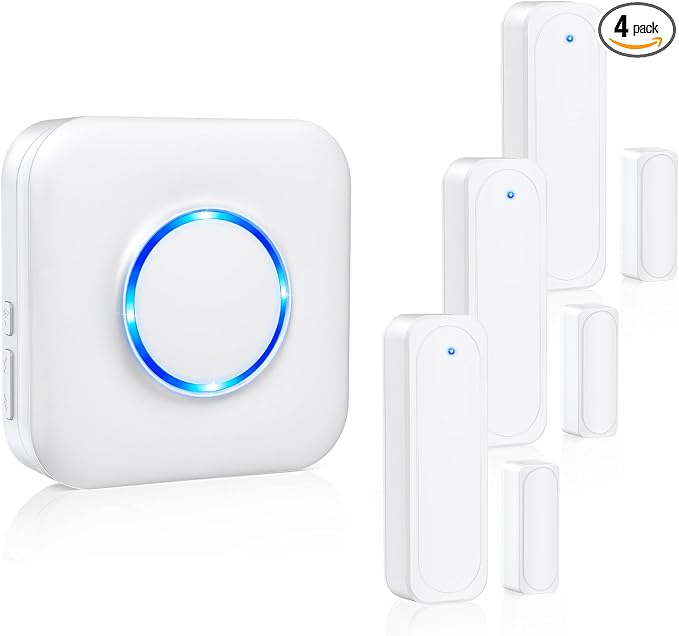 Door Chime, Satisure Wireless Door Open Contact Sensor Alarm Chime by Satisure
