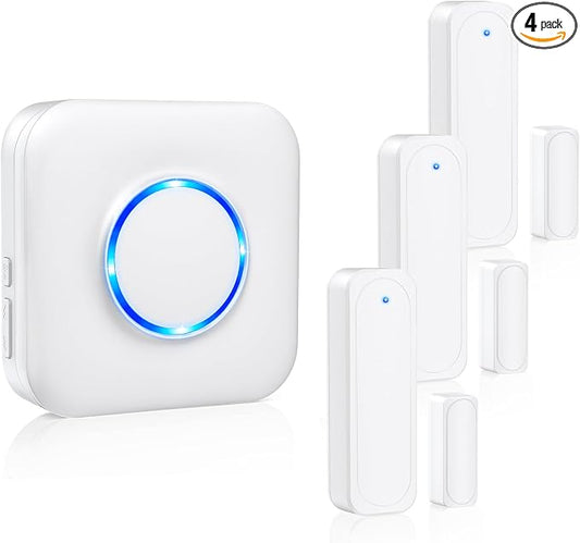Door Chime, Satisure Wireless Door Open Contact Sensor Alarm Chime by Satisure