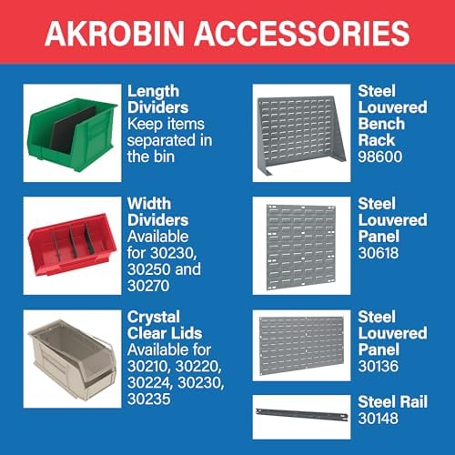 Akro-Mils 30270 AkroBins Plastic Storage Bins - Image 5