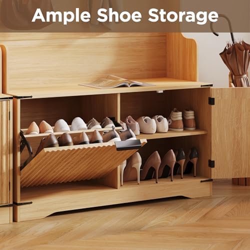 Maupvit 5-in-1 Entryway Hall Tree - Image 6