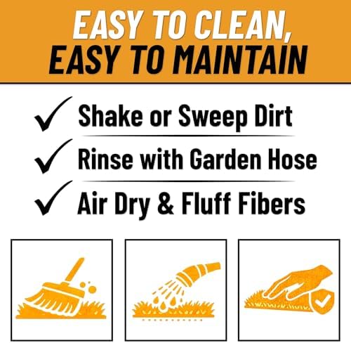 Ottomanson Artificial Grass Runner Lite 22" x 22' - Image 6