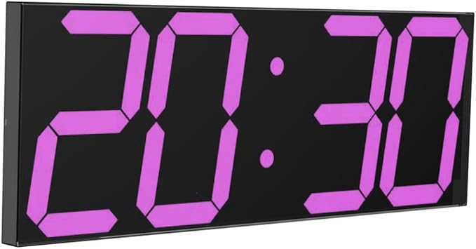 CHKOSDA LED Large Digital Wall Clock, Oversize Wall Clock by CHKOSDA