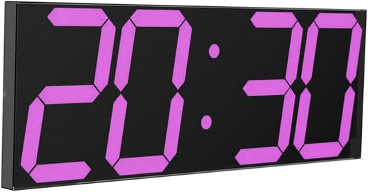 CHKOSDA LED Large Digital Wall Clock, Oversize Wall Clock by CHKOSDA