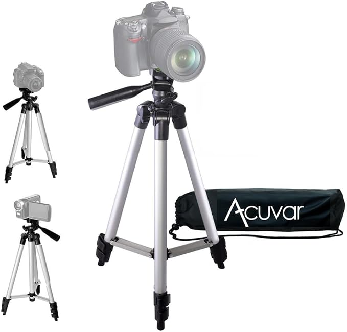 Lightweight 50 Inch Camera Tripod by Acuvar