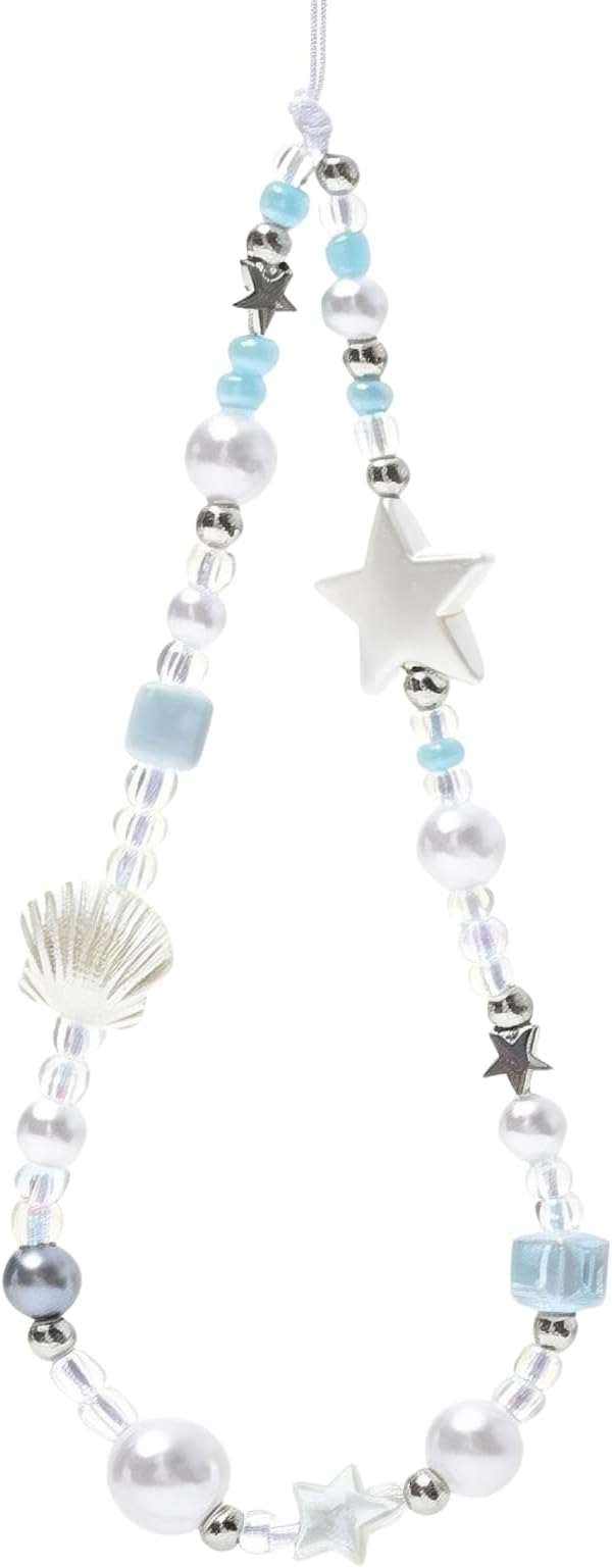 Cute Beaded Camera Wrist Strap for Phone, Digital Camera Charm Lanyard by CasaPopz