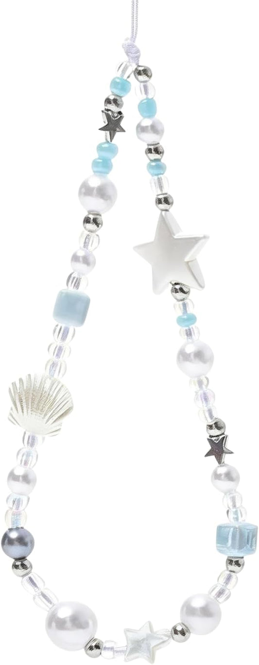 Cute Beaded Camera Wrist Strap for Phone, Digital Camera Charm Lanyard by CasaPopz