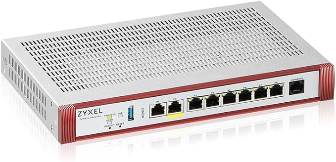 Zyxel USGFLEX200HP Cyber Security Firewall | 6.5 Gbps, IPS Anti-Malware | by ZYXELNETWORKS