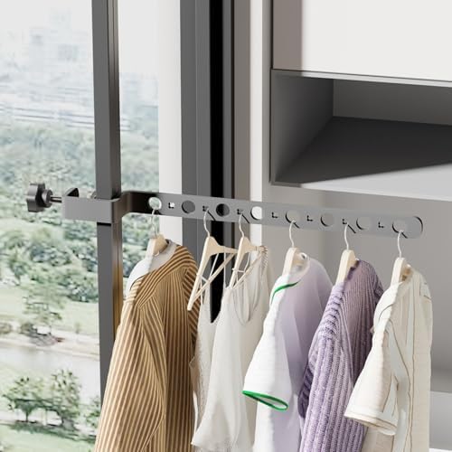 Foldable Indoor/Outdoor Basic 15-Hole Clothes Drying Rack by Boxonly