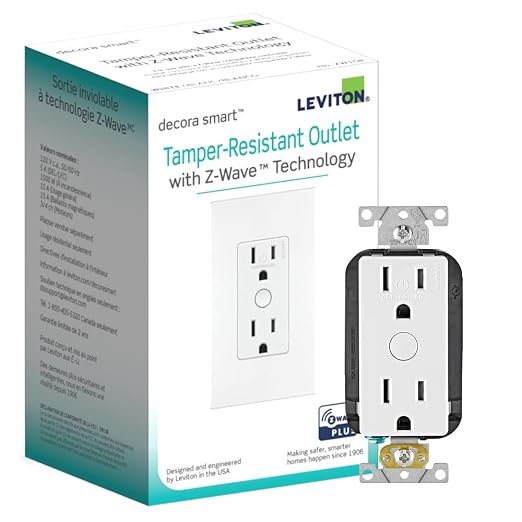Leviton Decora Smart Tamper-Resistant Outlet by Leviton