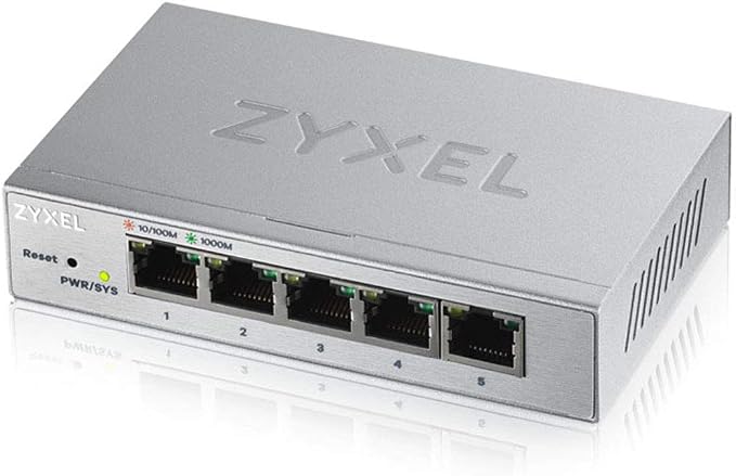 Zyxel 5-Port Network Switch | Web Managed Gigabit Ethernet Splitter| 5X GbE - Image 3