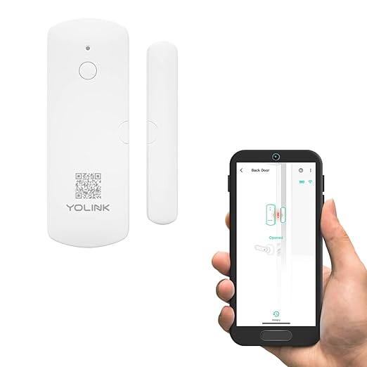 YoLink LoRa Smart Door & Window Sensor: Up to 1/4 Mile Open-Air Range, Door by YoLink