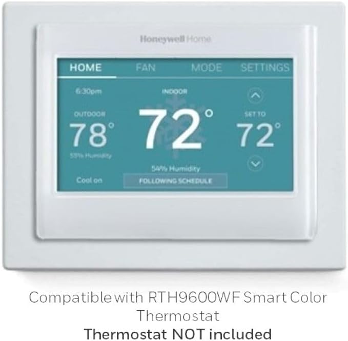 Honeywell Home THP2400A1027W White Coverplate Assembly - Image 5