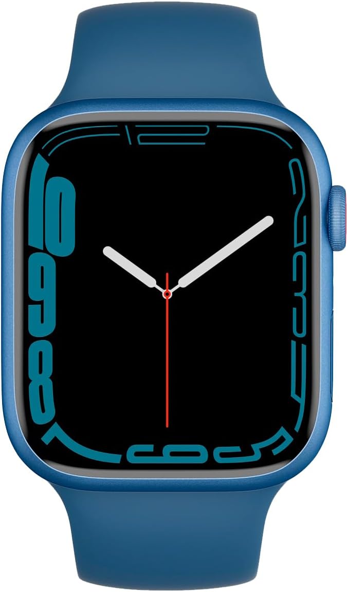 Apple Watch Series 7 Blue Aluminum Case - Image 3
