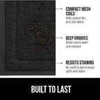 GORILLA GRIP Dirt Grabber Door Mat Durable Mesh - Image 2