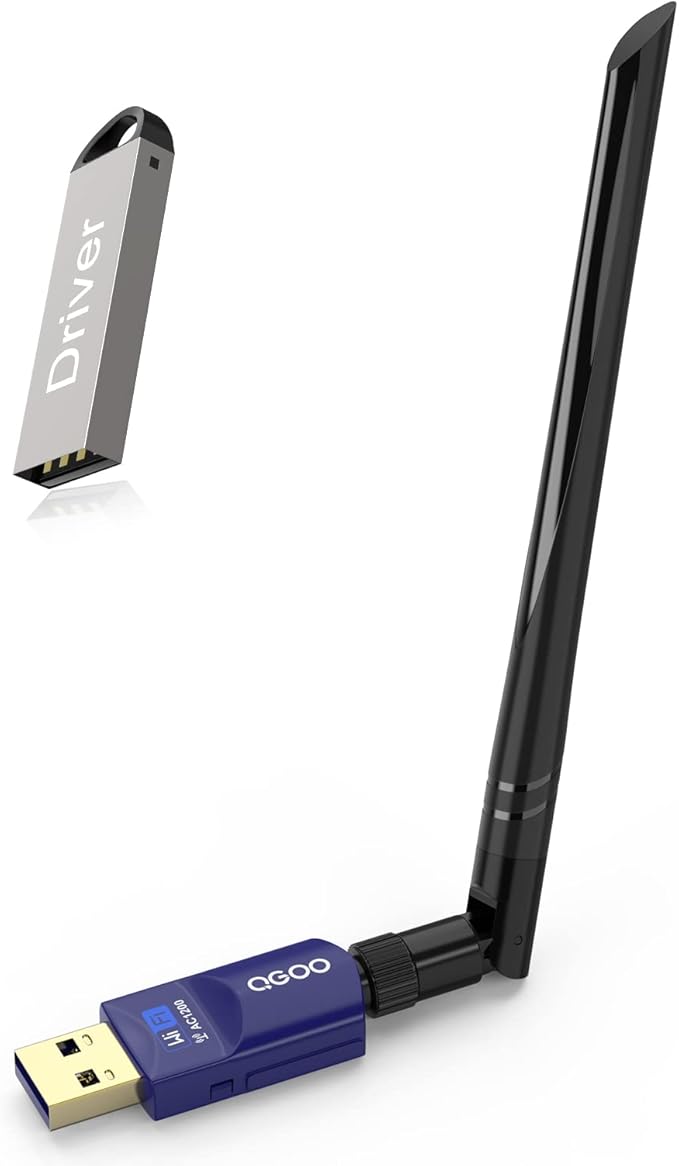 USB WiFi Wireless Adapter for PC 1200Mbps QGOO USB 3.0 WiFi Dongle Network by QGOO
