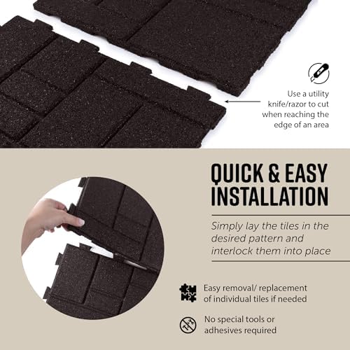 Playsafer Squarescape Rubber Interlocking Tile - Image 7