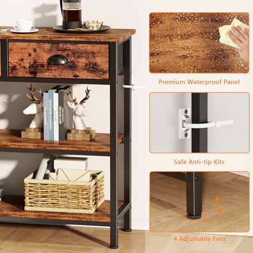 Furologee 47" Console Table Set 2 - Image 5