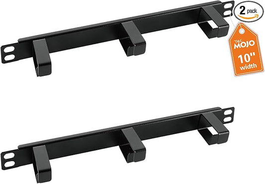 Tecmojo 2 Pack 0.5U Horizontal Cable Manager by Tecmojo