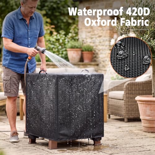 420D Fire Pit Cover Square 45 Inch fit - Image 3