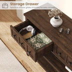 Garvee 52" Roman Column Console Table - Image 5