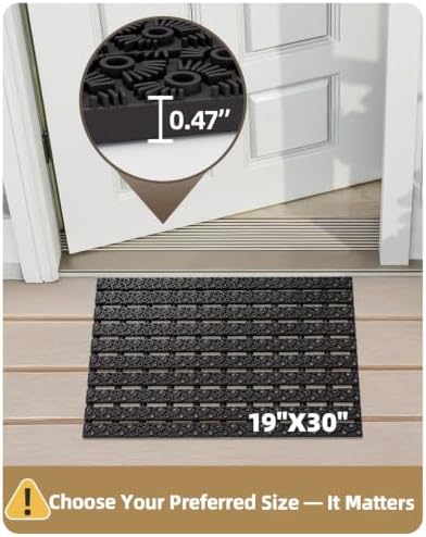 Color&Geometry Super Heavyweight TPE Welcome Mat Outdoor - Image 3