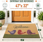 OLANLY Front Door Mat 47x32, Low Profile Doormat - Image 2