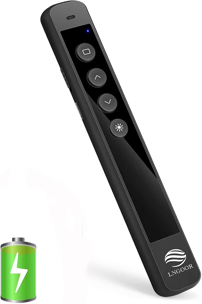 Rechargeable Presentation Clicker by LNGOOR