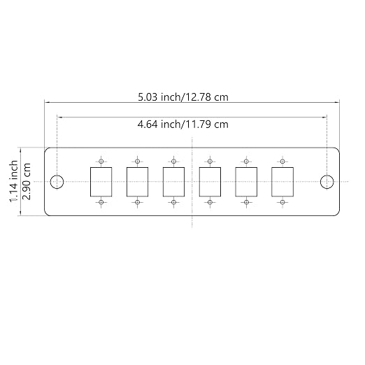 (2-Pack 6 Simplex SC/OM3 Fiber Patch Panel - Image 7