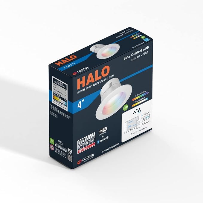 HALO 4 in Smart Wi-Fi Recessed LED Downlight Connected by WiZ Pro - Image 10