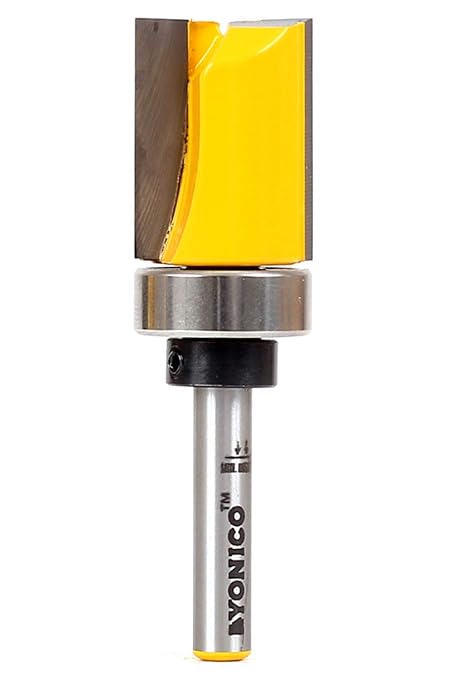 YONICO Router Bits Pattern Bit Flush Trim 3/4-Inch Diameter 1/4-Inch Shank - Image 3