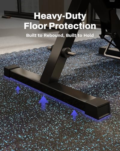 AIRHOP 0.56in Thick 96 Sq Ft Exercise Equipment Mats, 24 Tiles Upgraded Rubber - Image 5