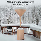 QH.HOME Patio Heater Cover, Waterproof Tear-Resistant 89"x 33"x19" - Image 6