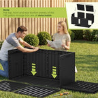 Devoko 100 Gallon Outdoor Storage Box, Waterproof Deck Box Lockable - Image 4