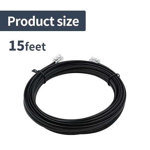 Phone Cable 15 Feet Telephone Line Cord - Image 7