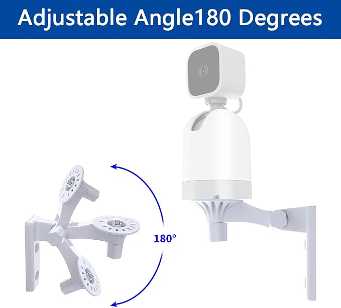 Wall Mount Compatible with WYZE Cam Pan V3/V4/V2 Blink Mini Pan-Tilt Cam - Image 3