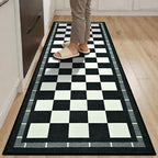 Jute Checkered Runner Rug, 2x6 Outdoor Runner Rugs, Washable Hallway Runner - Image 5