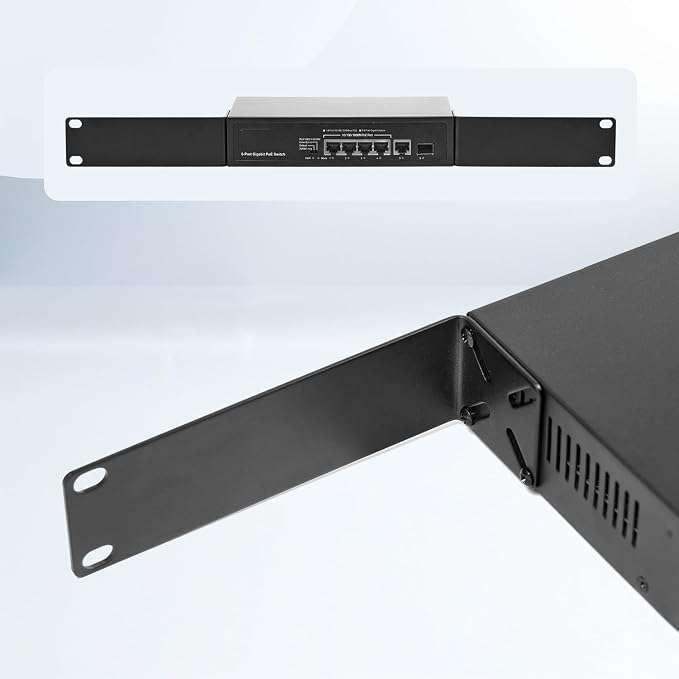 Rack Mount Kit for 8.7 inch Switches, Adjustable Rack Ears for Netgear - Image 6