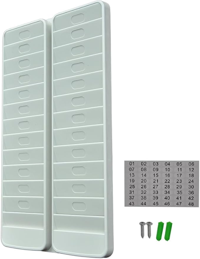 Japard Badge Rack Wall Mount 24 Card Holder to Keep Swipe Cards, Room VIP ID - Image 5