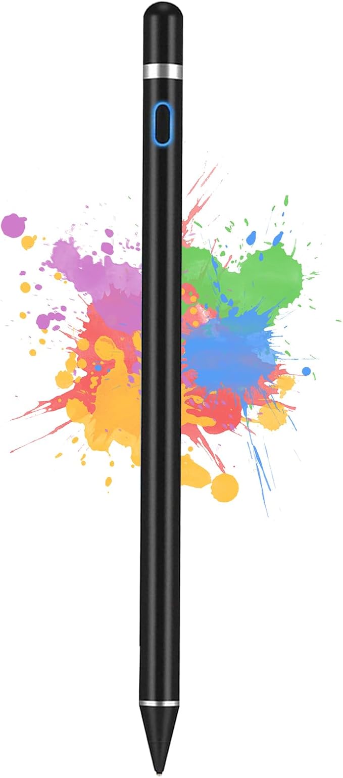 Stylus Pen for Touchscreen, DOGAIN iPad Pencil 1.5mm Fine Point Rechargeable by DOGAIN