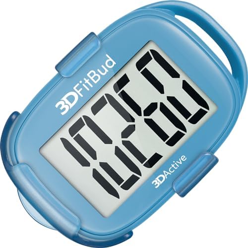 3DActive 3DFitBud Simple Step Counter Walking 3D Pedometer by 3DActive
