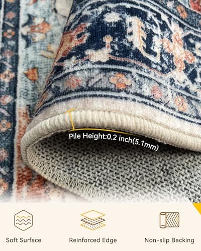 RELEANY Washable Area Rug - Image 5