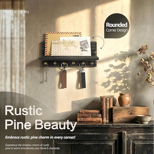 Rebee Vision Pine Key Holder Wall Mount - Image 3
