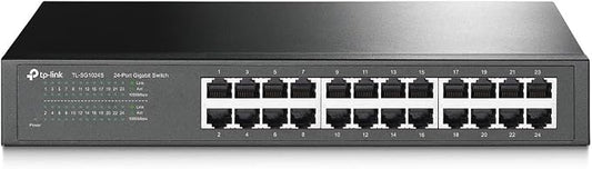 TP-Link 24 Port Gigabit Ethernet Switch Desktop/ Rackmount Plug & Play Shielded by TP-Link