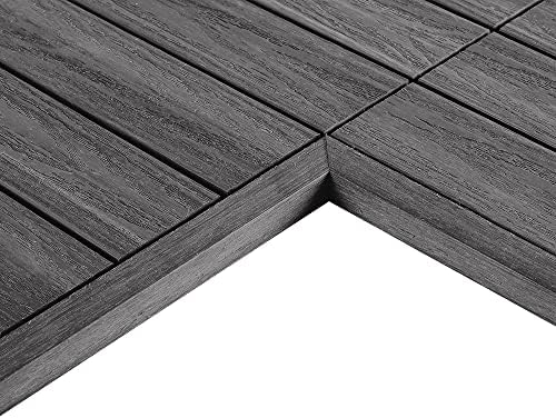 NewTechWood 1/12 ft. x 1 ft. Quick Deck Composite Deck Tile Inside Corner Trim by NewTechWood