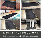 Uniboho Door Mat Outside Entrance Rubber Floor Mat 35x24 Anti Slip - Image 5