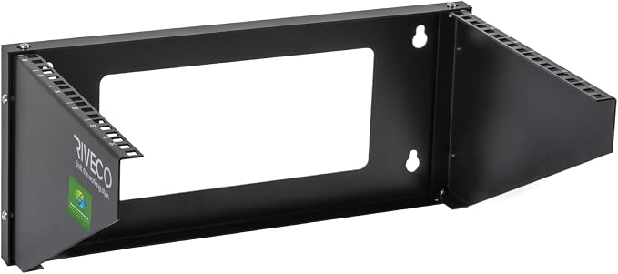 RIVECO 6U Wall Mount Rack for Network| Reinforced Heavy Load 66-99 LBS Small by RIVECO