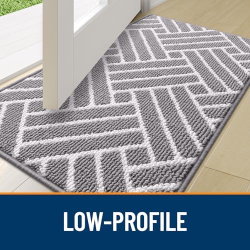 OLANLY Indoor Door Mat 71x47, Low-Profile Dirt Resistant Doormat - Image 4