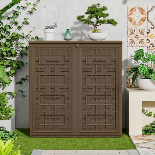 HOMSPARK Indoor/Outdoor Storage Cabinet - Image 6