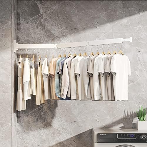 Clothes Drying Rack, Laundry Drying rack, Wall Mounted Clothes Rack, Clothes - Image 4